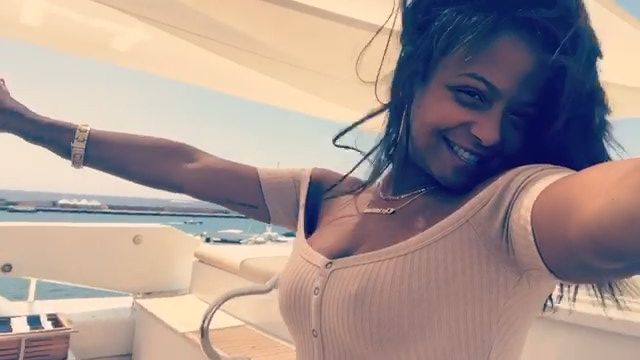 Christina Milian naked nipples