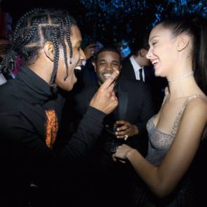 Bella Hadid flirting with hip hop singer