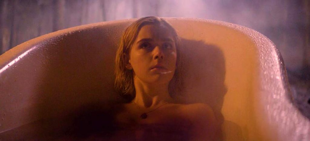 Kiernan Shipka wet in bath tub