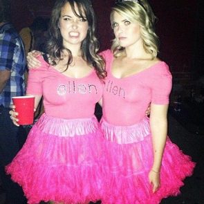 Milana Vayntrub pink dress